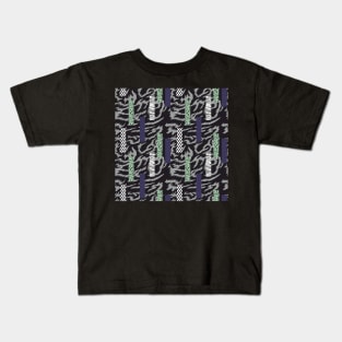 Animal skin pattern.Leopard,zebra,polka dots Kids T-Shirt